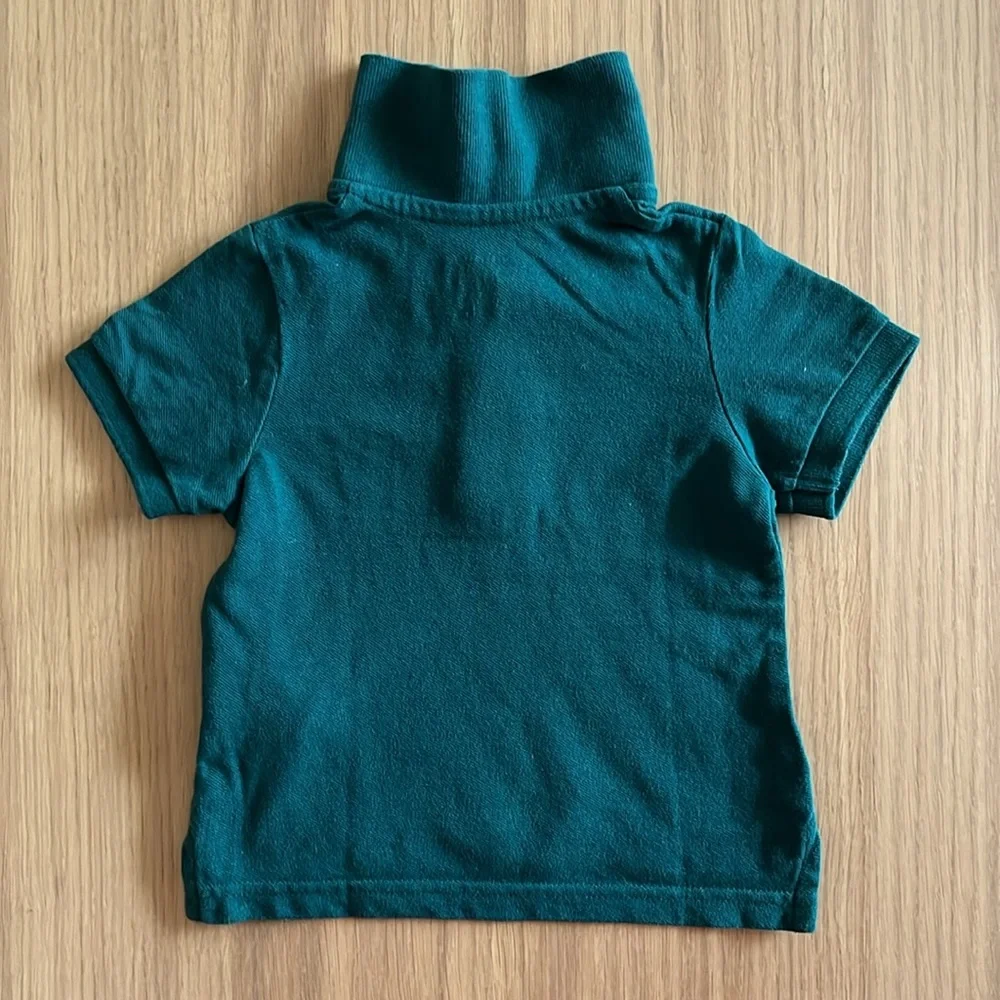Children’s place, baby cotton Polo Shirt, 6-9 months, dark green